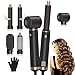 5 in 1 Airstyler, 1000W Multifunktionaler Haarstyler Set, Warmluftbürste Set mit Haarföhn, Lockenstab Automatisch, Föhnbürste, Hair-styler für Haarglätter, Locken, Volumen, Trocknen