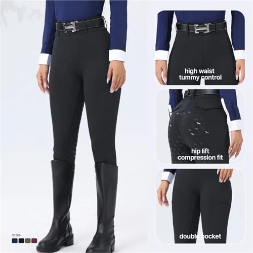 Pantalon d'équitation élastique pour cavalière active en été - 3