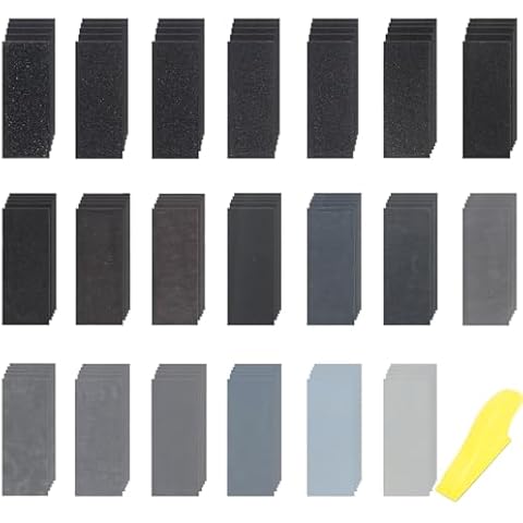 Kit de papier de verre Funnytek 100 feuilles Cover