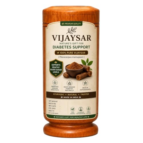 Image of Vijaysar Wood Glass for Diabetes with Neem 150 ML Capacity | Lab Tested Ayurvedic Herbal Water Tumbler for Overnight Infused Water | Reusable Natural Glass (Pack of 1)