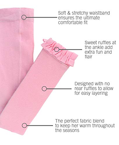 Image of RuffleButts Baby /Toddler Girls Footless Ruffled Tights