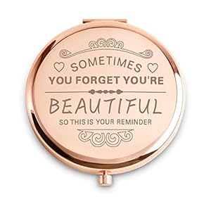 COYOAL Friendship Gifts for Women, Personalized Inspirational Compact Mirror, Christmas Birthday Gifts for Friends…