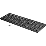 HP 230 Wireless Keyboard - 2.4GHz Bluetooth Connection - Low-Profile, Quiet Design - Windows & Mac OS - Laptop, PC Compatible - Shortcut Keys & Number Pad - Long Battery Life