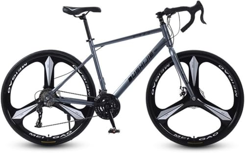 Deerou�G�A�����[�h�o�C�N 700C 24/27/30�i�ϑ� ���y�� �O��f�B�X�N�u���[�L ���Y�f�|�t�H�[�N �h���b�v�n���h�� �K���g��155-185cm �ʋ� �ʊw �X��� ���Z���� (�X���[�i�C�t�z�C�[��,�O���[-30��)