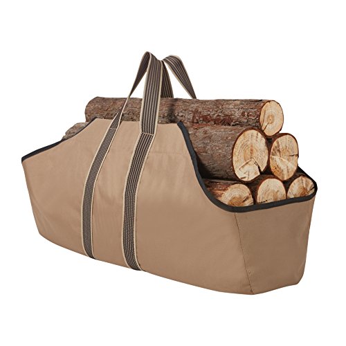 RORAIMA Firewood Log Carrier Signature Log Totes Heavy Duty Canvas (logs not included) size 36