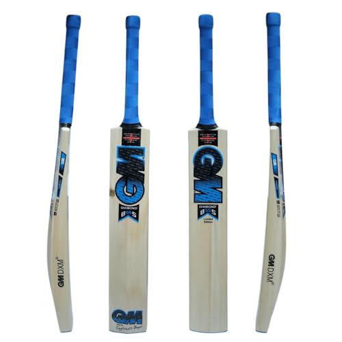 Image of SAG GM Special Edition English Willow Cricket Bat for Men and Boys for Tournaments with Full Cane Handle Play Lather Ball
