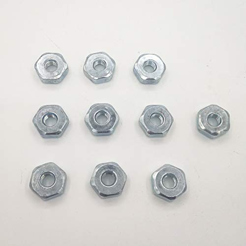 Cancanle 10 Stück Mutter für STIHL 066 064 046 044 042 041 034 036 038 039 Kettensäge ersetzen OEM 00009550801