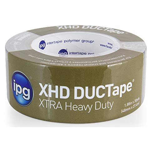 Image of IPG XHD DUCTape, Extra Heavy Duty Duct Tape, 1.88 inch x 30 yd, Silver (Single Roll)