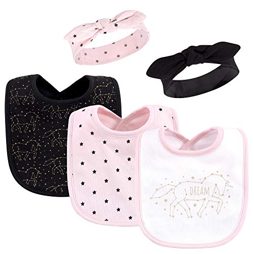 Image of Hudson Baby Unisex Baby Bandana Bibs and Headbands
