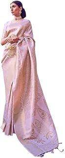 jaanvi fashion Women's Kanchipuram Silk Sarees With Zari & Blouse Piece-picture-24