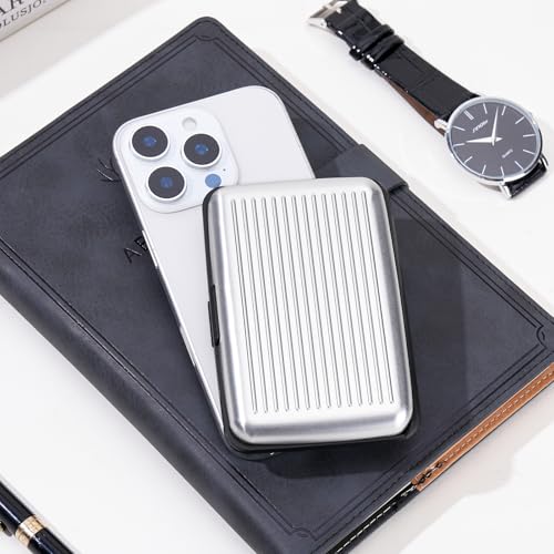 Image of Women Credit Cards Holder,RFID Blocking Protection Aluminum Metal Wallet for Men Women Business Card Holder