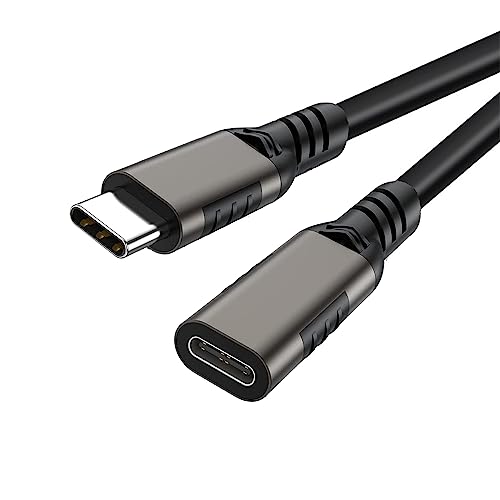 USB type C 延長ケーブル 3m LpoieJun 20Gbps 高速データ通信/ 8K@60Hz映像出力/240W PD急速充電 PVC素材 USB C タイプc 延長コード スマートフォン/タブレット/ゲーム機/ノートパソコンのタイプｃ機種に対応