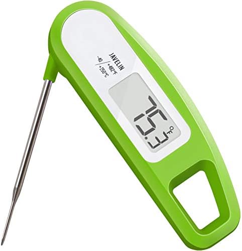 Lavatools PT12 Javelin Digital Instant Read Meat Thermometer for Kitchen, Food Cooking, Grill, BBQ, Smoker, Candy, Home Brewing, Coffee, and Oil Deep Frying