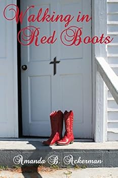 Paperback Walking in Red Boots Book