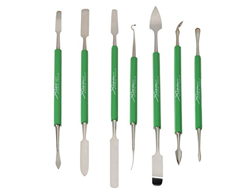 Xiem Tools USA Precision Stainless Steel Carving Sculpting Tool Set, Professional Series, 7 pieces (PSTS7CS-10083)