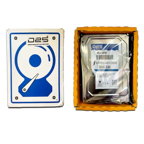 D25 500GB Hard Disk for Hikvision (DS-7204HGHI-M1) 4 Channel HD DVR | 500GB Hard Disk for Hikvision 4 Channel CCTV Camera DVR | 500GB Surveillance... - Image 3