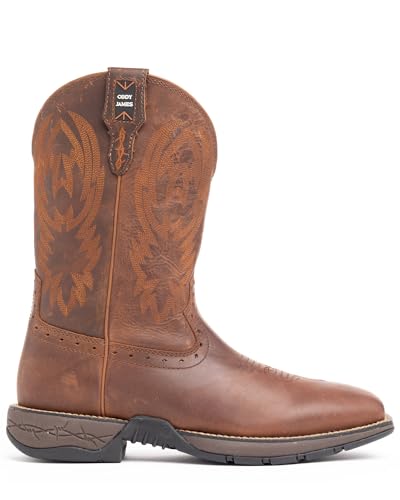 Brothers and Sons Men's Fishing Lite Western Performance Boot Broad Square Toe - Bcjsp20p1052