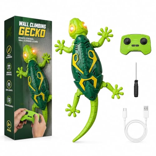 Image of Royal Cellar Wall Climbing RC Toy with Remote Control, Rechargeable Creepy Crawler Climbs Walls & Ceilings, Glowing Eyes Prank Toy for Kids Boys Girls Birthday Gift
