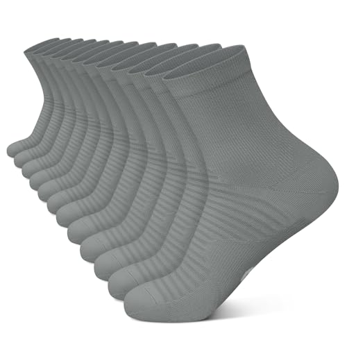 Compression Running Ankle Socks 6 Pairs for Men & Women