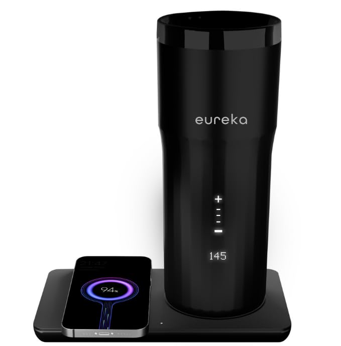 Eureka 12oz Smart Heated Coffee Mug