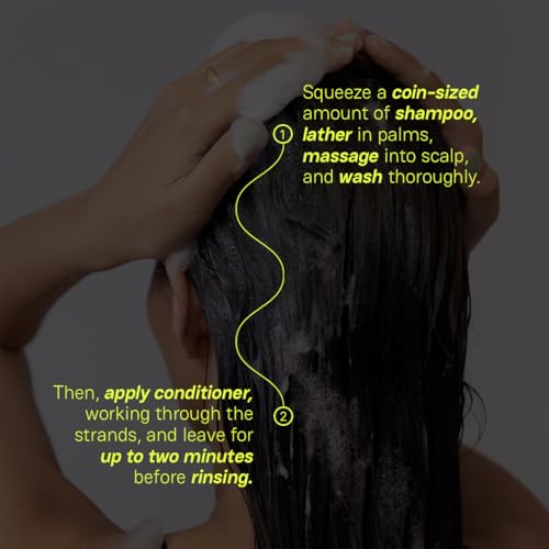 Moxie Beauty Shampoo & Conditioner Travel Combo | 1.5x Stronger hair | Paraben and Sulfate-Free | Rinse & Shine Travel Duo | Gentle Cleansing Shampoo (50ml) & Ultra Hydrating Conditioner | 50 ml + 50 ml