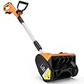 12" Cordless Snow Shovel (NO Battery) Compatible with Dewalt 20V Max Battery, Electric Snow Shovel with Directional Plate & Adjustable Front Handle, Cordless Snow Blower for Driveway/Patio/Sidewalk