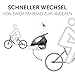 hauck Universal Kupplung für Kinder Fahrradanhänger DRYK DUO Einfache Installation Metall (Schwarz)