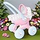 HTI Toys & Games BabyBoo 4-in-1 Mein Erster Puppenwagen – Puppenwagen mit 4 Einstellbaren Modi – Puppenbuggy, Puppentrage, Puppen Autositz | Spielzeug für Mädchen und Jungen ab 18 Monate