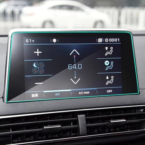 Écran de navigation verre trempé Peugeot 3008 résout le problème des traces