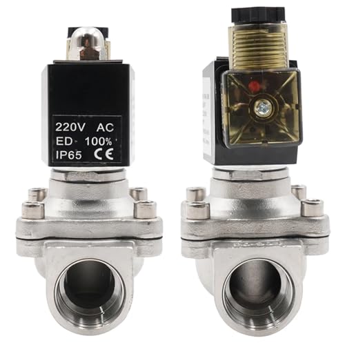 Électrovanne en acier inoxydable 304 de 1 pouce pour une étanchéité durable du circuit