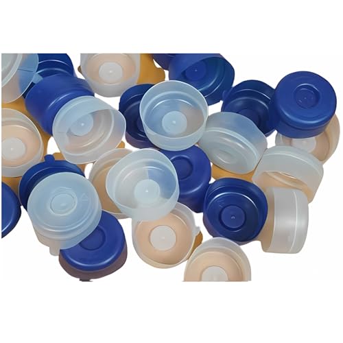 Image of Water Bottle Cap - 20 Liter | Plastic Virgin Cap for Water jar | Container | Can (200)