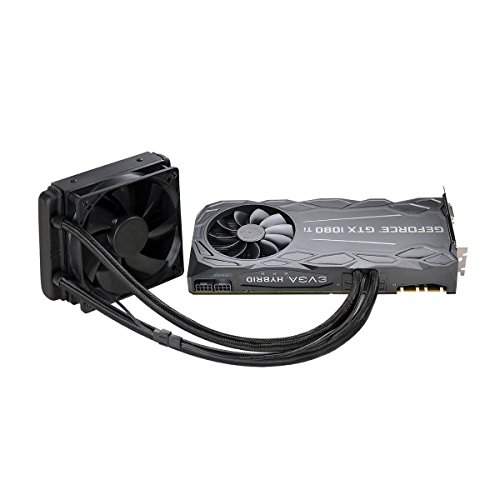 Image of EVGA GeForce GTX 1080 Ti FTW3 HYBRID GAMING, 11GB GDDR5X, HYBRID & RGB LED, iCX Technology - 9 Thermal Sensors Graphics Card 11G-P4-6698-KR
