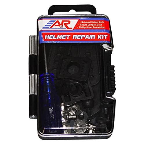 A&R Sports Universal Hockey Helmet Repair Kit-Screws Clips Buckles Nuts (3-Pack) #TOP4