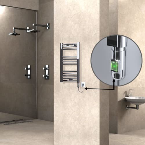 Haiti Elektrikli Havlupan 400x700 Düz Krom (On/Off Düğmeli) 200 W