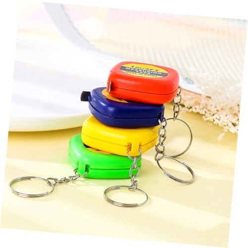 Cinta métrica portátil mini con llavero OSALADI 24 pzas miniatura 5