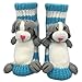 3D Knitted Socks for Women Cute Animals Anti Slip Thermal Socks for Christmas Fashion Cozy Thickened Slipper Sock