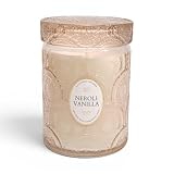 LEOBEN CO – Neroli Vanilla Scented Candle – 18oz, Heirloom Collection Design – 80 hr Burn Time – Poured in California Using Vegan Soy Wax and Essential Oils – Made in Small Batches