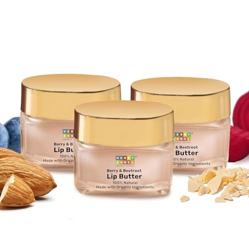 Image of Baby Lip Balm - Nourishing Berry & Beetroot Lip Butter for Kids with SPF+| Enriched with Ghee, Almond Oil and Cocoa Butter - 10g(Pack of 3)