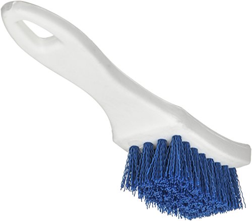 Image of SPARTA 41395EC14 Plastic Scrub Brush, Detail Brush, Kitchen Brush With Hanging Hole For Cleaning, 7 Inches, Blue