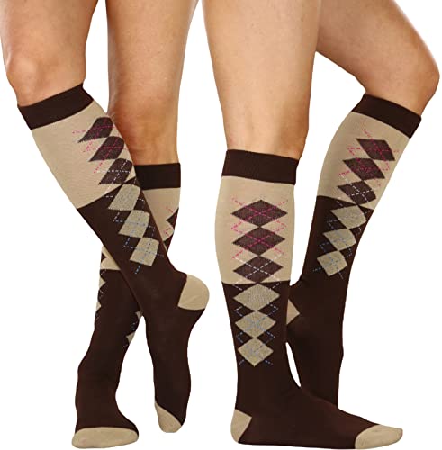 Image of ToBeInStyle Women's Pack of 6 or 12 Knee High Socks