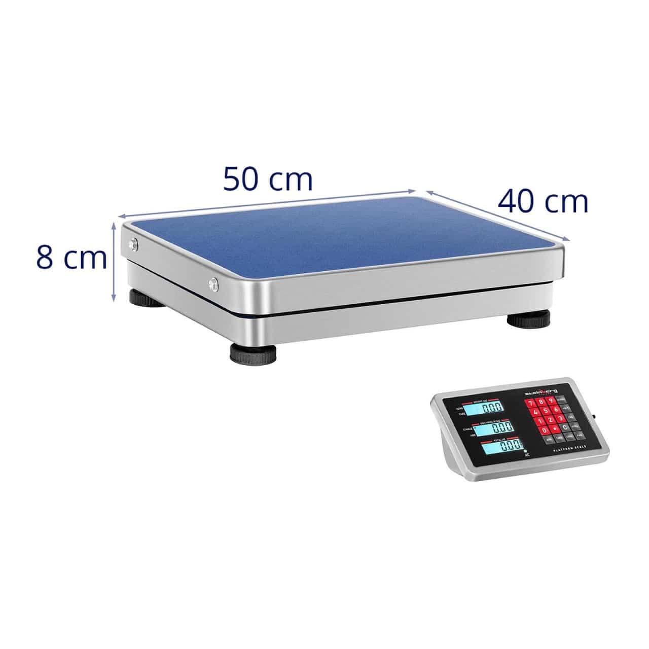 Steinberg Systems SBS-PF-150W Balance Plateforme Sans Fil 0.2-150 Kg Balance Professionnelle Balance De Table