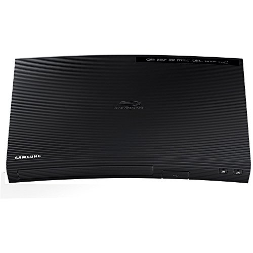 Samsung Blu-Ray Dvd Disc Player With Built-In Wi-Fi 1080P & Full Hd Upconversion, Plays Blu-Ray Discs, Dvds & Cds, Plus Cubecable 6Ft High Speed Hdmi Cable, Black Finish (Renewed) #TOP2