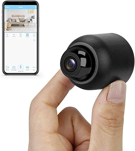 GooSpy Cámara Espía Cámara Oculta HD 1080P Mini Cámara WiFi Nanny CAM con Detección de Movimiento para Seguridad en el Hogar Soporte Android / iOS App Remote Cover