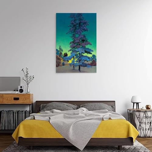 Tableaux Muraux Sur Toile Paysage D'hiver Maxfield Parrish
