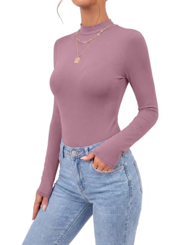 Image of OPOIPIN Women's Long Sleeve Basic Bodysuit