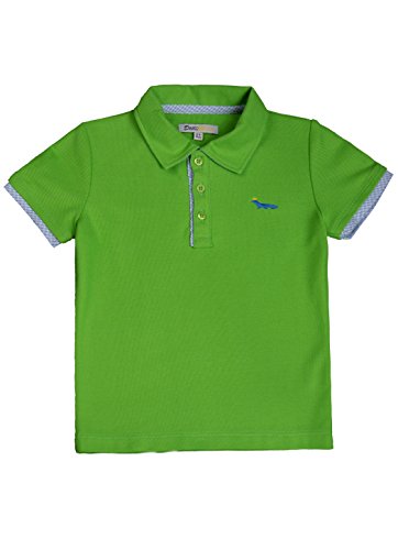 Dakomoda Toddler Boys' Lime Green Pique Polo Shirt - 100% Pima Cotton Short Sleeve 5T #TOP3