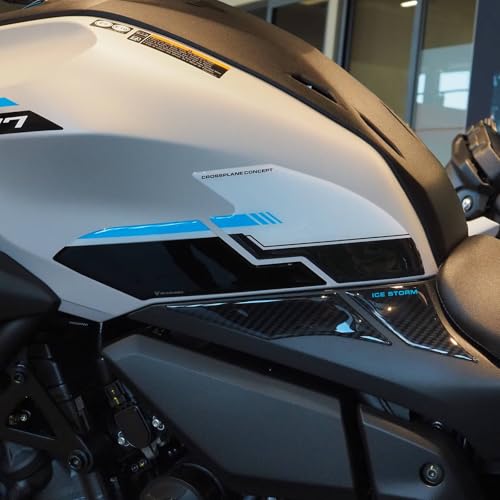 Autocollant Moto Eviter Rayures Réservoir Yamaha MT-07 2025-2026 Grip Antichoc 3D