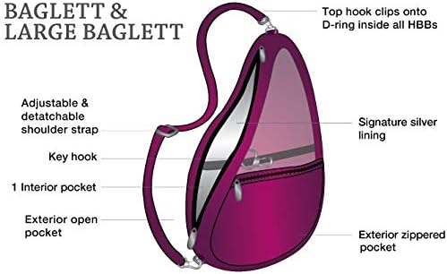 AmeriBag 10" Healthy Back Bag Microfiber Ergonomic Crossbody Sling Baglett for Everyday Use, Travel & Walking Comfort - Image 10