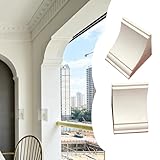 Türbogen-Set Kleines Türbogen-Bausatz, Bemalbar, Anpassbare Gips-Bogenverkleidung, Vorgebogene Türrahmen-Bausätze, 5–40 cm Dick, 2er-Set(W30cm(12')-Thick:15cm(6'))