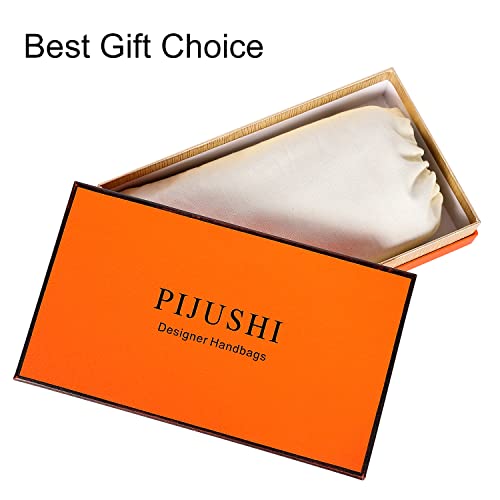 KWBQZGA Genuine Leather Wallets for Women Designer Floral Wristlet Wallet Ladies Clutch Purse with Tassel (20098 Purple)3